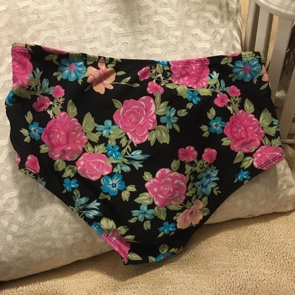 rue Bleu floral swim bottoms